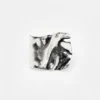 Anillo cuadrado escultural Anillo cuadrado escultural