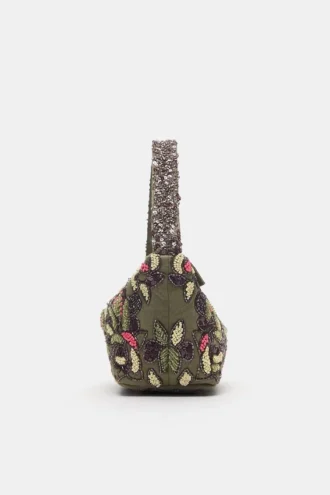 Bolso bandolera con abalorios
