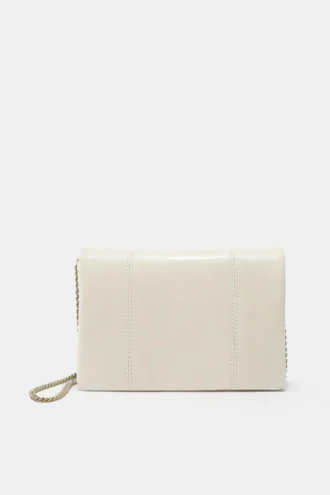 Bolso bandolera con costuras