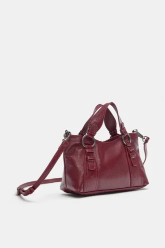 Bolso bandolera con detalle de anilla