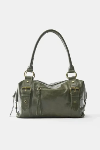 Bolso bandolera con hebillas
