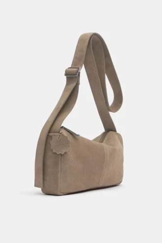 Bolso bandolera de piel