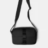 Bolso bandolera de tela recubierta de goma