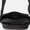 Bolso bandolera de tela recubierta de goma