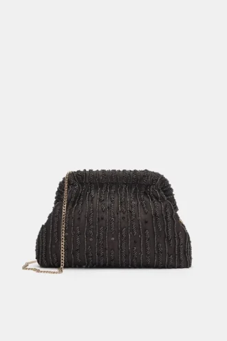 Bolso con abalorios