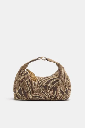 Bolso con abalorios