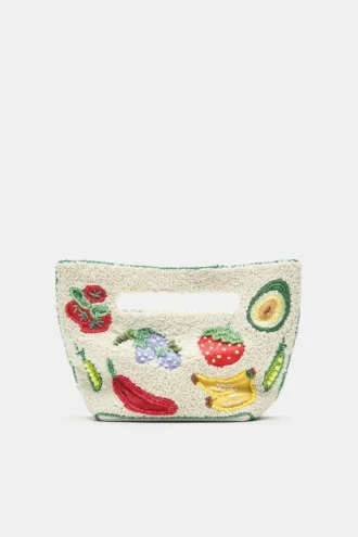 Bolso con abalorios