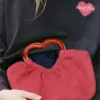 Bolso con forma de corazón Bolso con forma de corazón
