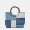 Bolso de denim patchwork Bolso de denim patchwork