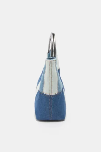 Bolso de denim patchwork