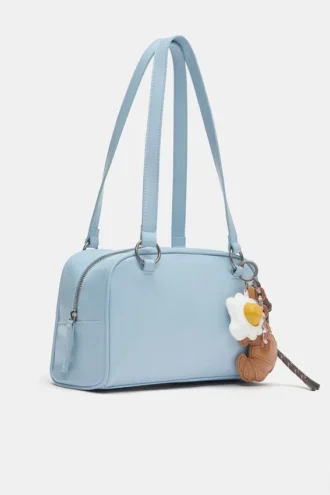 Bolso de hombro con adornos