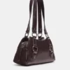 Bolso de hombro con anillas Bolso de hombro con anillas