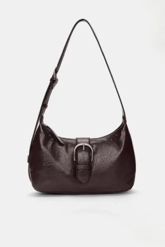 Bolso de hombro con hebilla