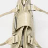 Bolso de hombro con hebilla texturizada