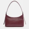 Bolso de hombro con pespuntes Bolso de hombro con pespuntes