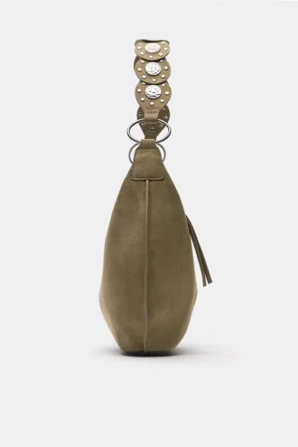 Bolso de hombro con tachuelas