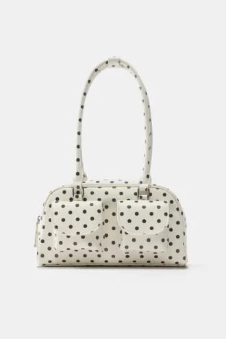 Bolso de hombro de lunares