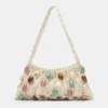 Bolso de hombro de malla con adornos Bolso de hombro de malla con adornos