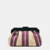 Bolso de mano a rayas Bolso de mano a rayas