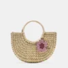 Bolso de mimbre con adornos Bolso de mimbre con adornos