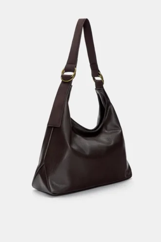 Bolso shopper con anillas Bolso shopper con anillas