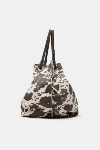 Bolso shopper con estampado de vaca Bolso shopper con estampado de vaca