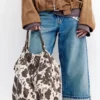 Bolso shopper con estampado de vaca Bolso shopper con estampado de vaca