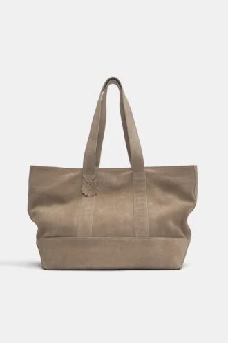 Bolso shopper de piel