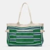 Bolso tote a rayas Bolso tote a rayas