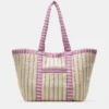 Bolso tote a rayas Bolso tote a rayas
