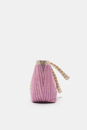 Bolso tote a rayas
