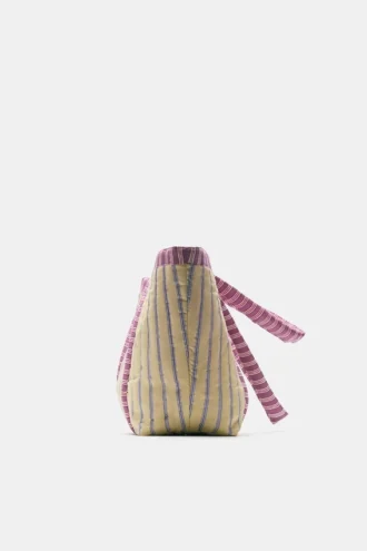 Bolso tote a rayas