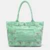 Bolso tote a rayas con efecto toalla Bolso tote a rayas con efecto toalla