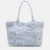 Bolso tote a rayas con efecto toalla Bolso tote a rayas con efecto toalla