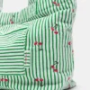 Bolso tote a rayas con efecto toalla Bolso tote a rayas con efecto toalla