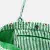 Bolso tote a rayas con efecto toalla Bolso tote a rayas con efecto toalla
