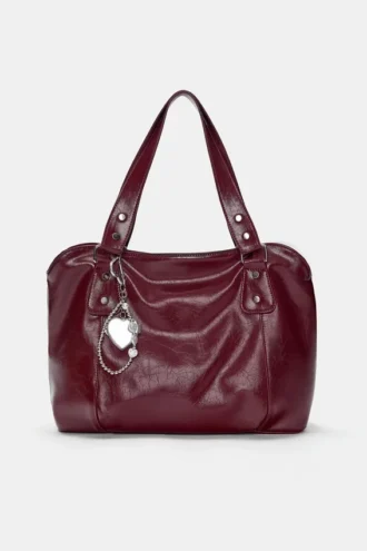 Bolso tote con adornos