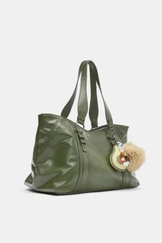 Bolso tote con adornos
