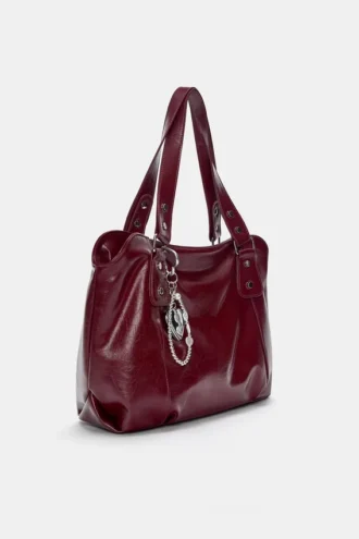 Bolso tote con adornos