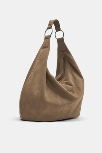 Bolso tote con anilla