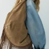 Bolso tote con flecos Bolso tote con flecos