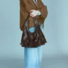 Bolso tote con flecos Bolso tote con flecos