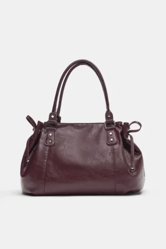 Bolso tote con lazo
