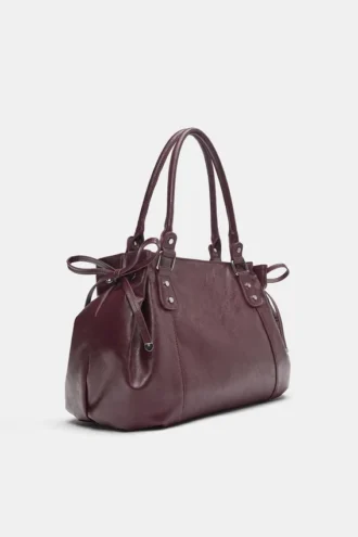 Bolso tote con lazo