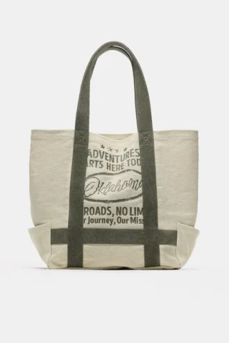 Bolso tote de lona