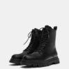 Botas con cordones y forro