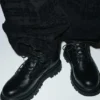 Botas con cordones y forro