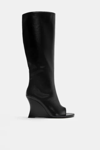 Botas de cuña alta