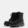 Botas de cuero con cordones Botas de cuero con cordones