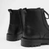 Botas de cuero con cordones Botas de cuero con cordones